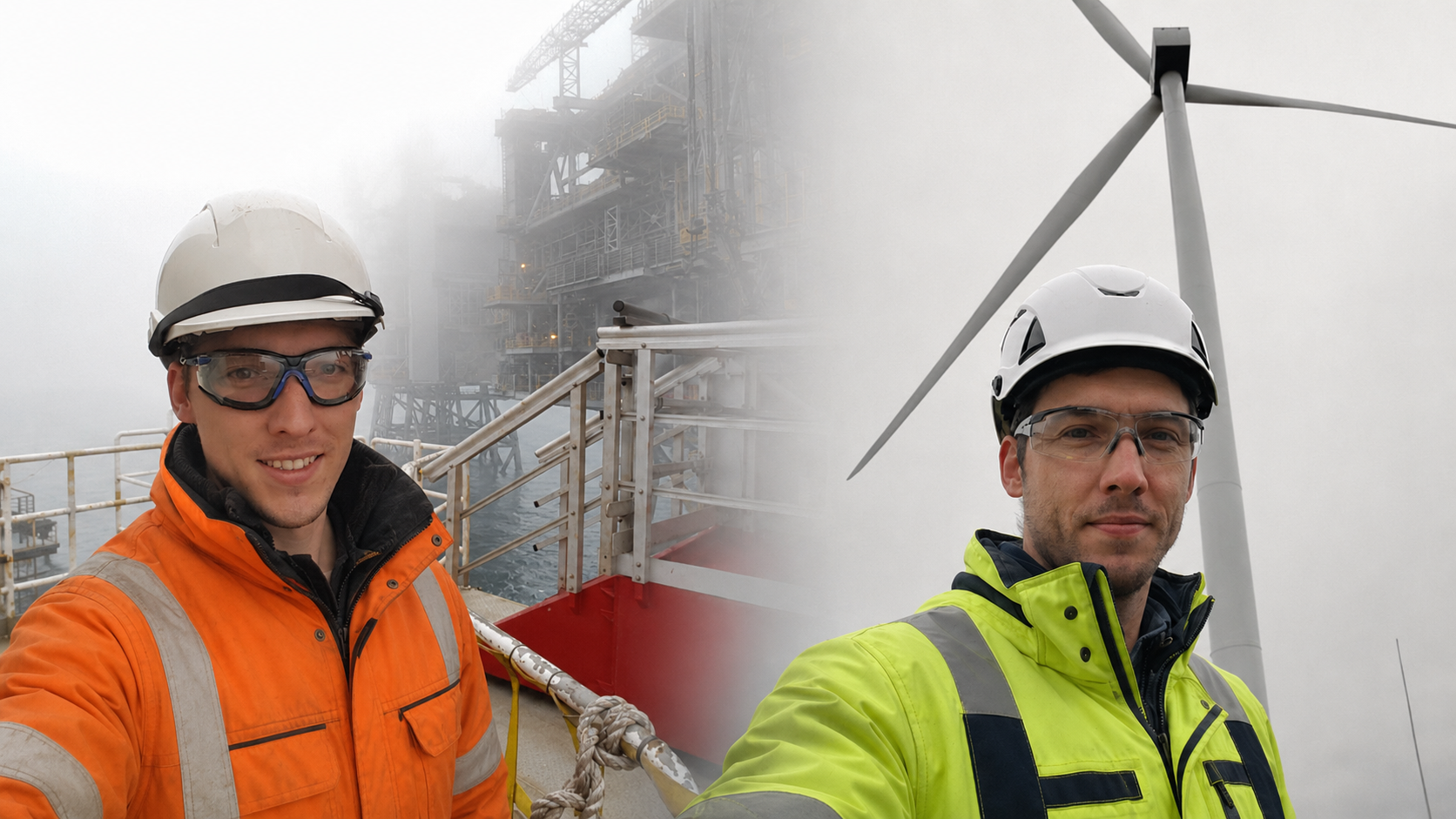 Chris at offshore oil and gas and wind energy sites